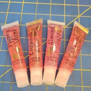 Flavored Lip Gloss Set of 4 New 18g Each Tube